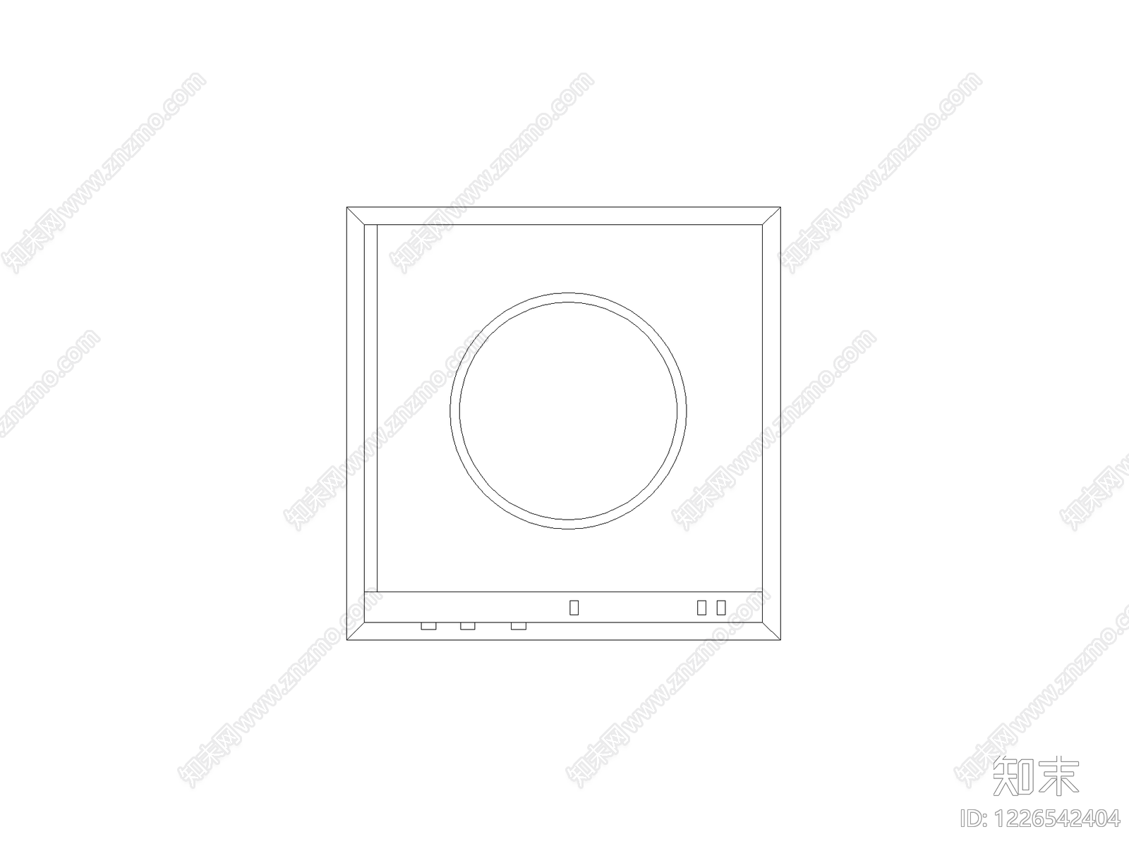开关插座cad施工图下载【ID:1226542404】