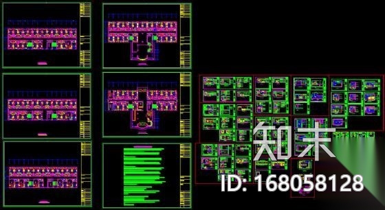 某大酒店装修图(带预算)cad施工图下载【ID:168058128】