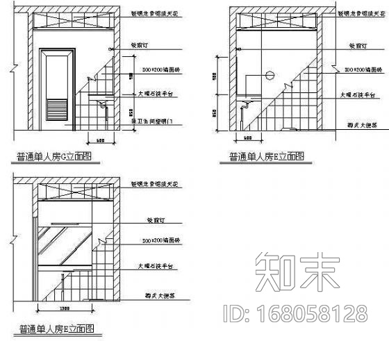 某大酒店装修图(带预算)cad施工图下载【ID:168058128】