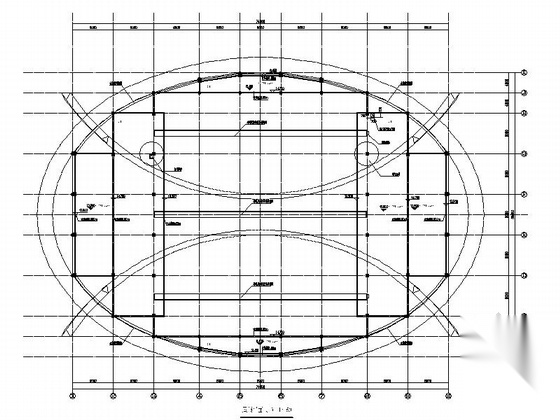 [河南]大型体育中心网球场建筑施工图（国内顶尖设计院）cad施工图下载【ID:165613147】