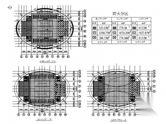 [河南]大型体育中心网球场建筑施工图（国内顶尖设计院）cad施工图下载【ID:165613147】