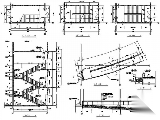 [河南]大型体育中心网球场建筑施工图（国内顶尖设计院）cad施工图下载【ID:165613147】