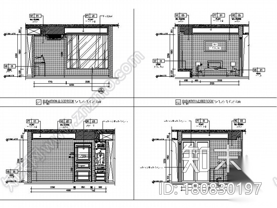 [广东]空中庭院私宅样板房室内设计方案图（含效果）cad施工图下载【ID:180830197】