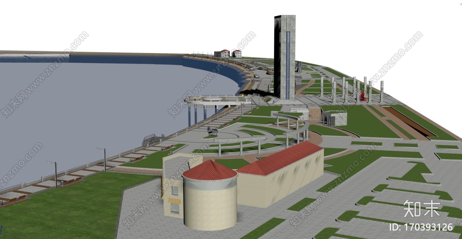 幸福门码头CG模型下载【ID:170393126】