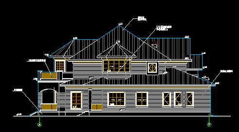 HD别墅建筑施工图（含多套方案）cad施工图下载【ID:149872192】