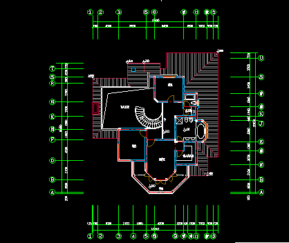 HD别墅建筑施工图（含多套方案）cad施工图下载【ID:149872192】