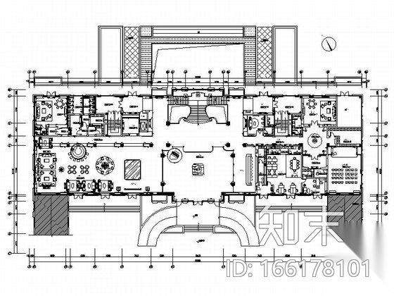 [常州]酒店级奢华会所室内装修图（含效果实景）cad施工图下载【ID:166178101】