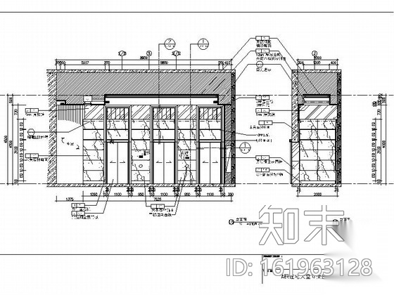 [广州]天河区某服务式酒店住宅大堂施工图cad施工图下载【ID:161963128】