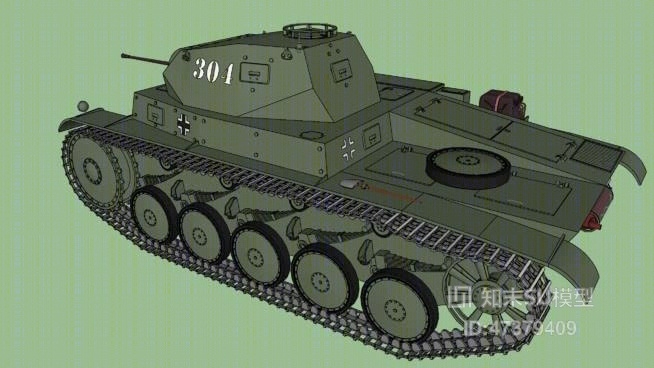 坦克SU模型下载【ID:817902351】