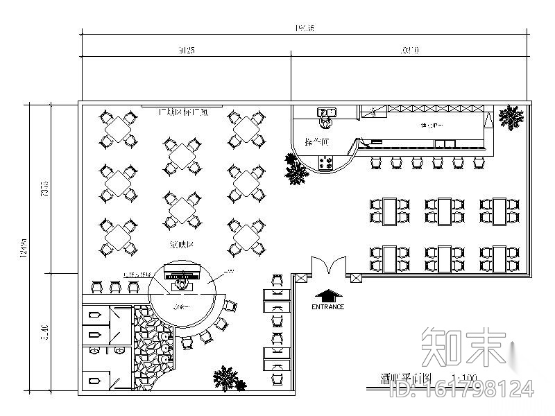 [福州]某电影怀旧酒吧装修图（含实景和效果）cad施工图下载【ID:161798124】