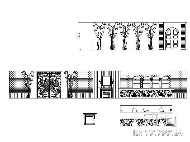 [福州]某电影怀旧酒吧装修图（含实景和效果）cad施工图下载【ID:161798124】