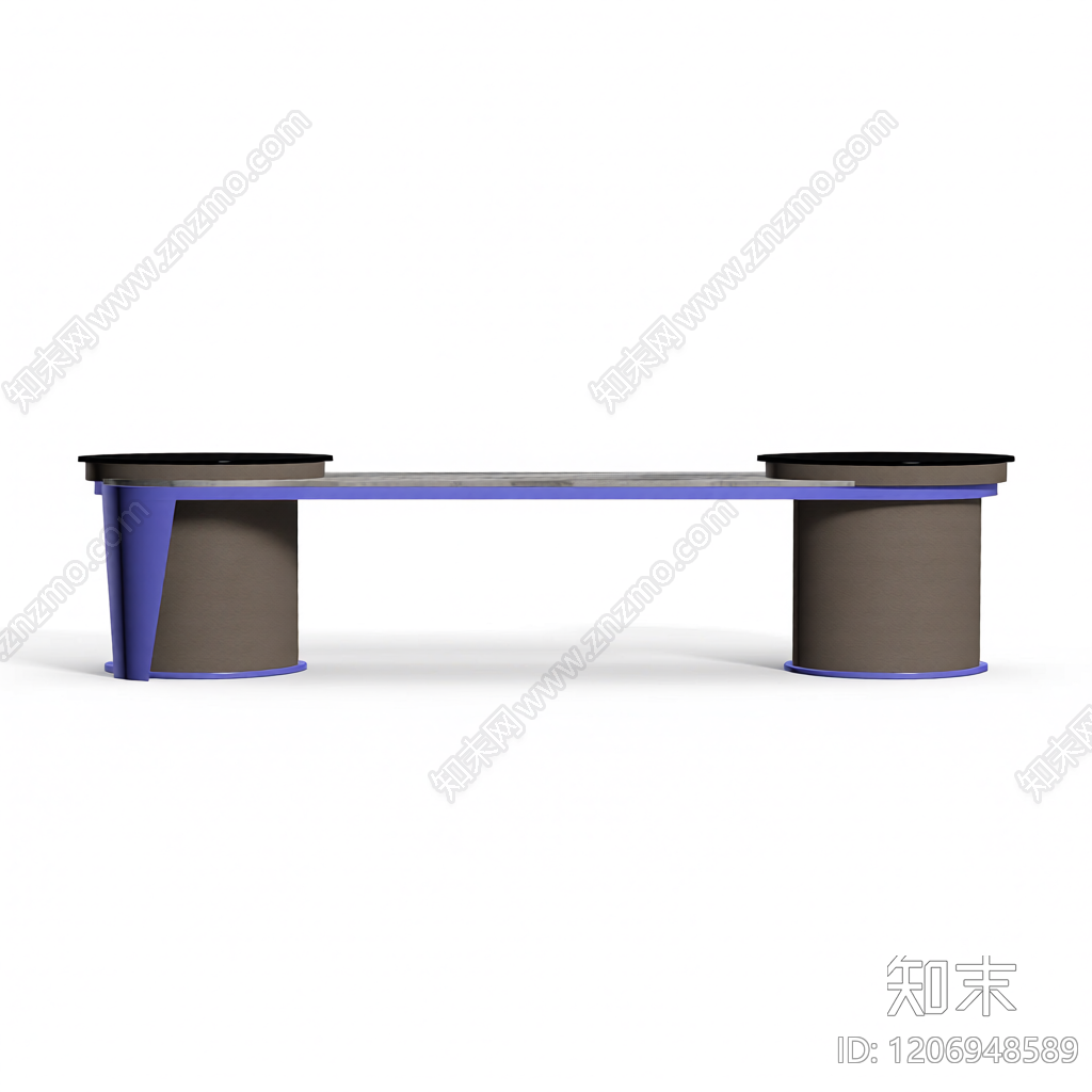 大理石台面茶几组合3D模型下载【ID:1206948589】