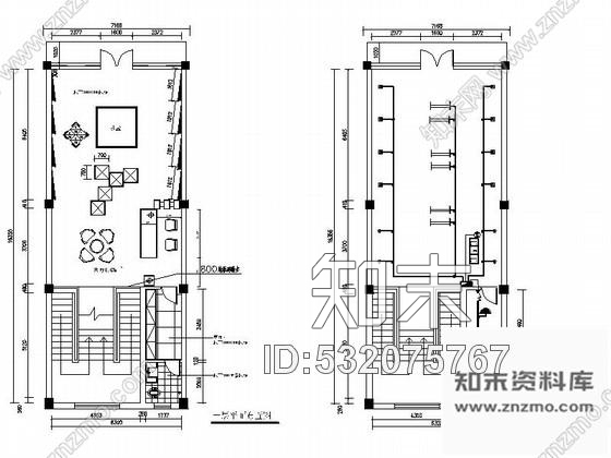 施工图湖北某地产营销售楼处装修方案cad施工图下载【ID:532075767】