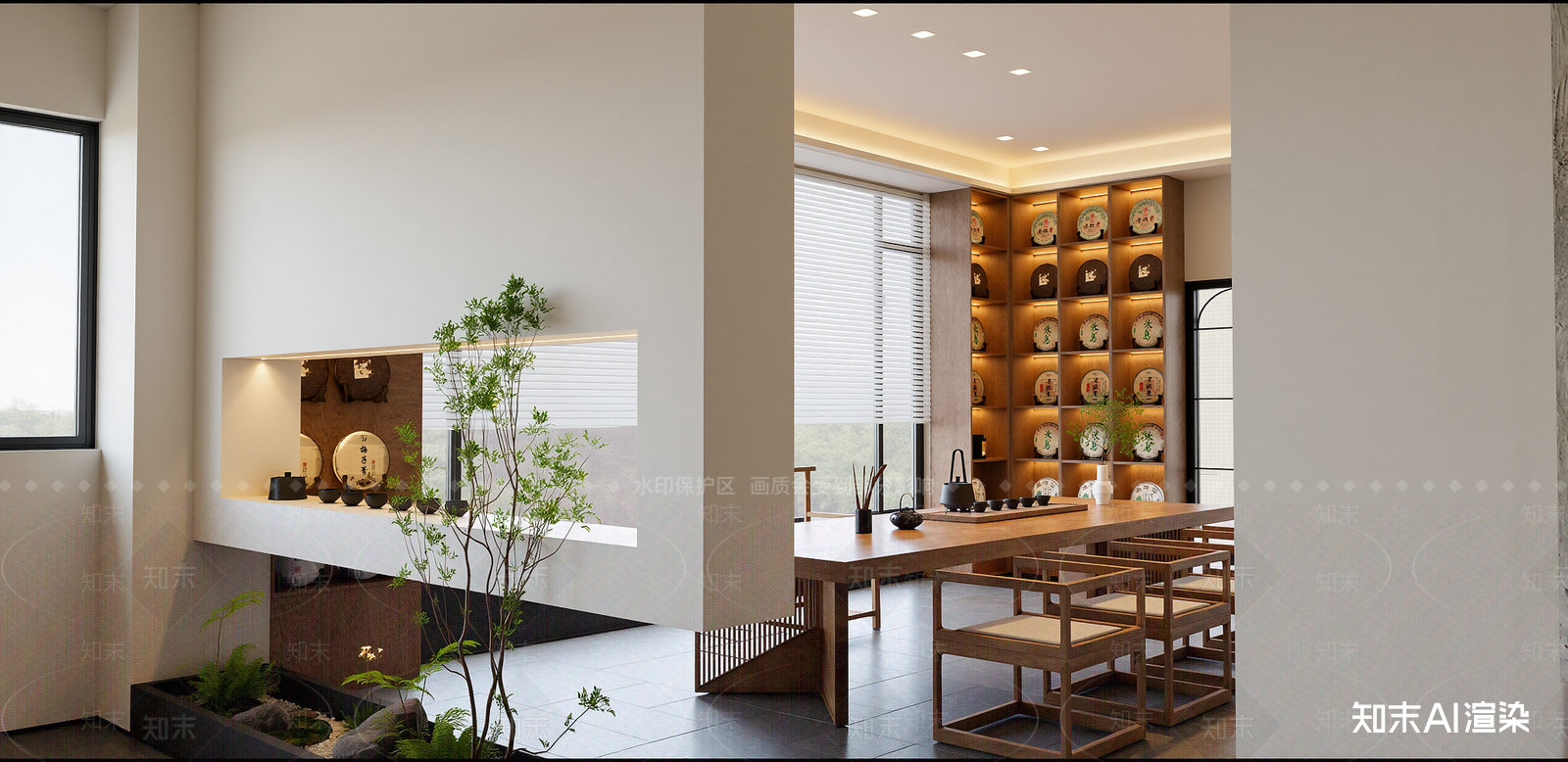 中古茶叶店SU模型下载【ID:1216028820】