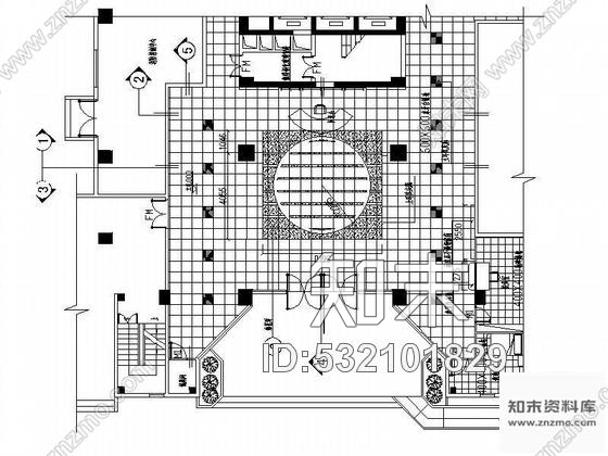 施工图福建某办公空间装修图cad施工图下载【ID:532101829】