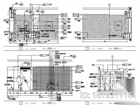 [大连]大型跨国企业集团白金五星级豪华酒店装修设计施...cad施工图下载【ID:161931116】