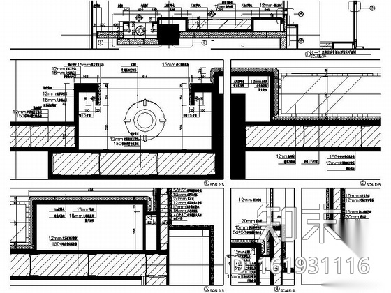 [大连]大型跨国企业集团白金五星级豪华酒店装修设计施...cad施工图下载【ID:161931116】