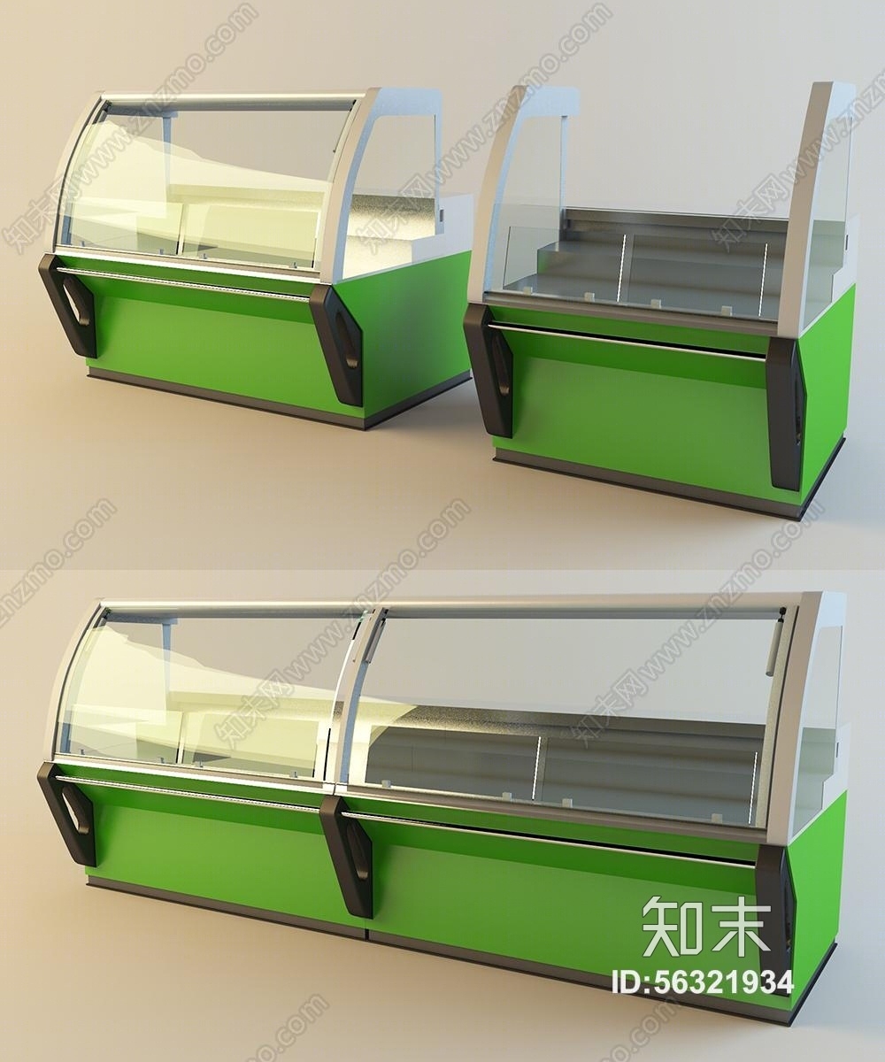 熟食保鲜柜3D模型下载【ID:56321934】