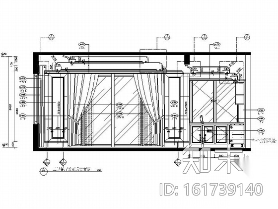 [广西]豪华四层别墅样板间室内装修施工图cad施工图下载【ID:161739140】