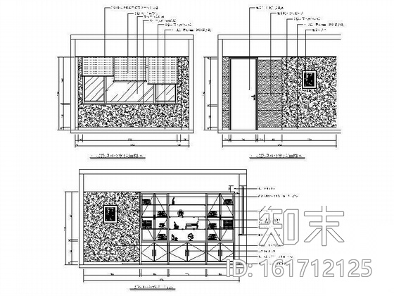售楼部设计图纸（含效果图）cad施工图下载【ID:161712125】