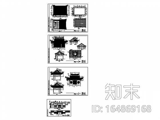 某古建寺庙建筑施工图施工图下载【ID:164869168】