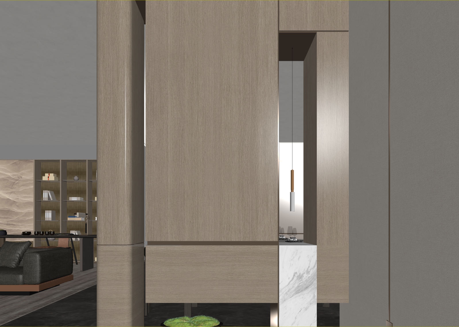 现代酒店大堂3D模型下载【ID:1215040312】