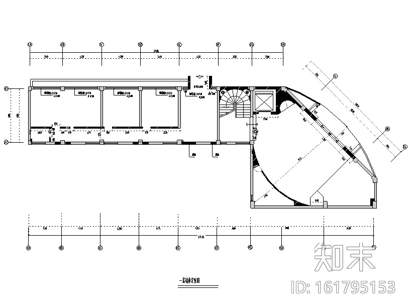 欧式风格长乐空港KTV会所空间设计施工图（附效果图）施工图下载【ID:161795153】