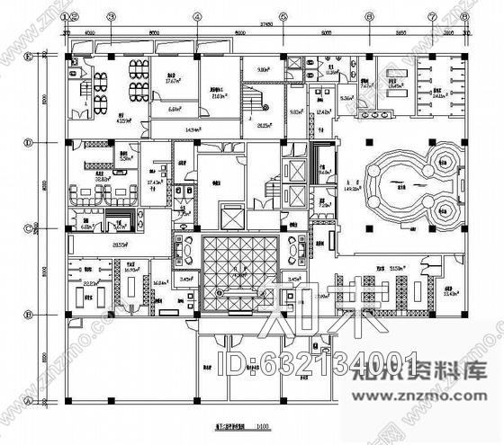 施工图某健身休闲中心施工图cad施工图下载【ID:632134001】