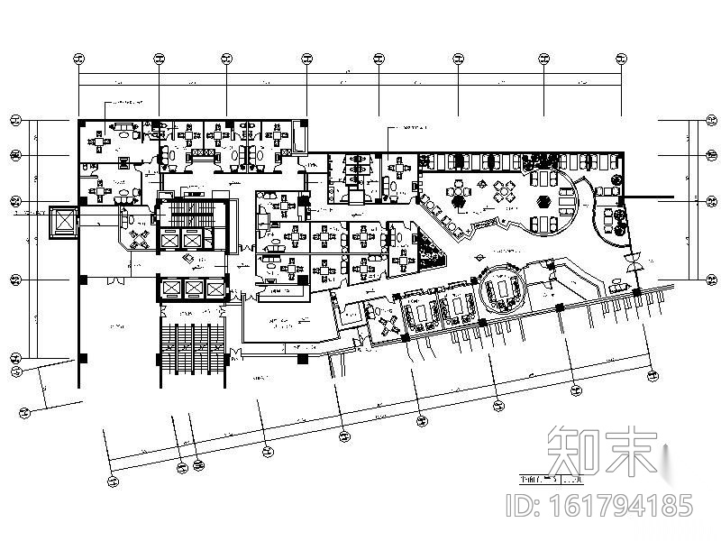 某茶楼装饰设计图（含效果）cad施工图下载【ID:161794185】