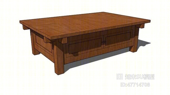 休闲桌SU模型下载【ID:47714708】