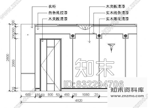 图块/节点餐厅包间立面cad施工图下载【ID:832294706】