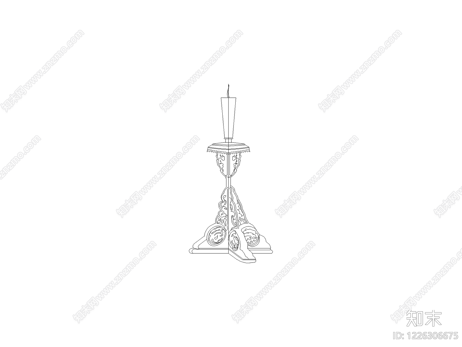 灯具图块cad施工图下载【ID:1226306675】