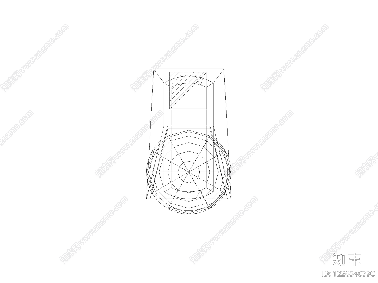 桌子cad施工图下载【ID:1226540790】