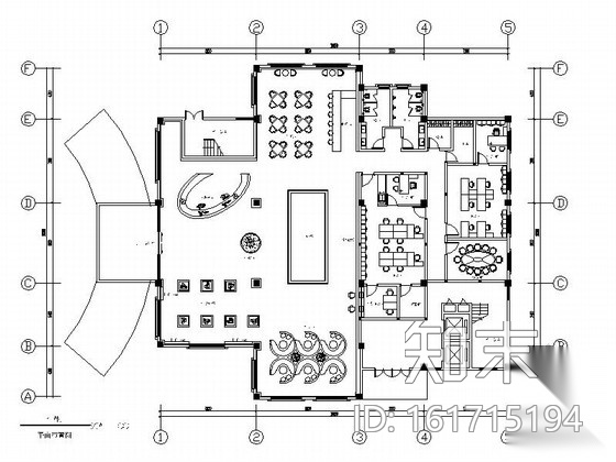 [四川]世界名城商业地产现代售楼处接待中心装修施工图（...cad施工图下载【ID:161715194】