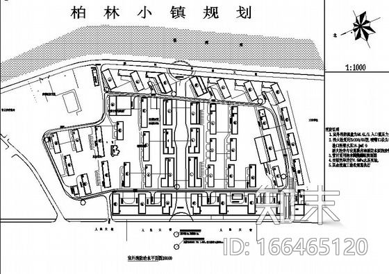 某小区室外消防给水平面图纸cad施工图下载【ID:166465120】