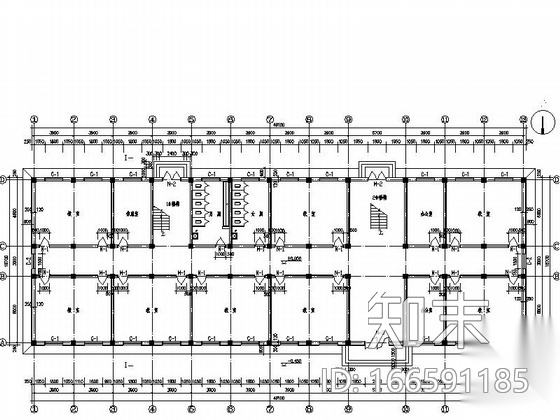 [毕业设计]某六层教学楼建筑设计方案cad施工图下载【ID:166591185】