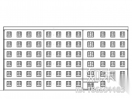 [毕业设计]某六层教学楼建筑设计方案cad施工图下载【ID:166591185】