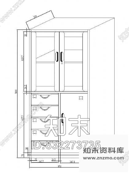 图块/节点办公家具制作尺寸详图cad施工图下载【ID:832273735】