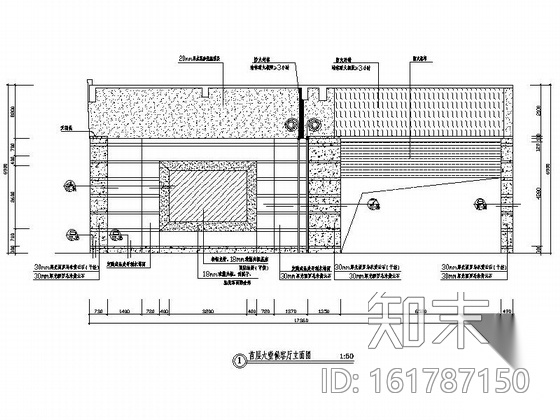 [吉林]繁华区域典雅五星级酒店大堂及候客厅装修施工图（...cad施工图下载【ID:161787150】