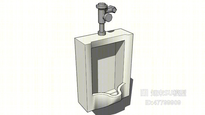 小便斗SU模型下载【ID:47799909】