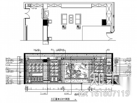 [重庆]石材科技企业公司现代办公楼装修施工图（含效果）cad施工图下载【ID:161807119】
