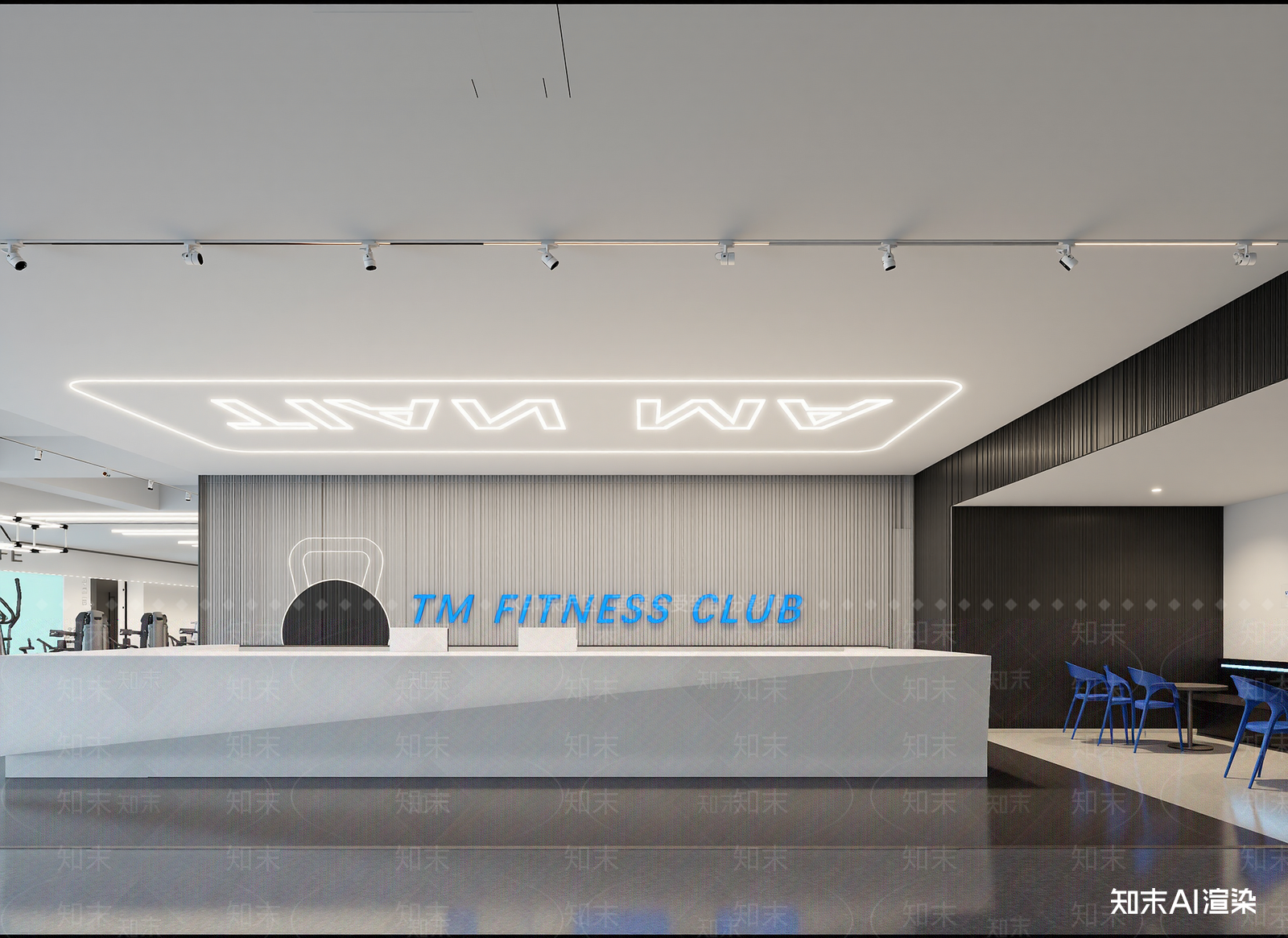 健身房3D模型下载【ID:1214094620】