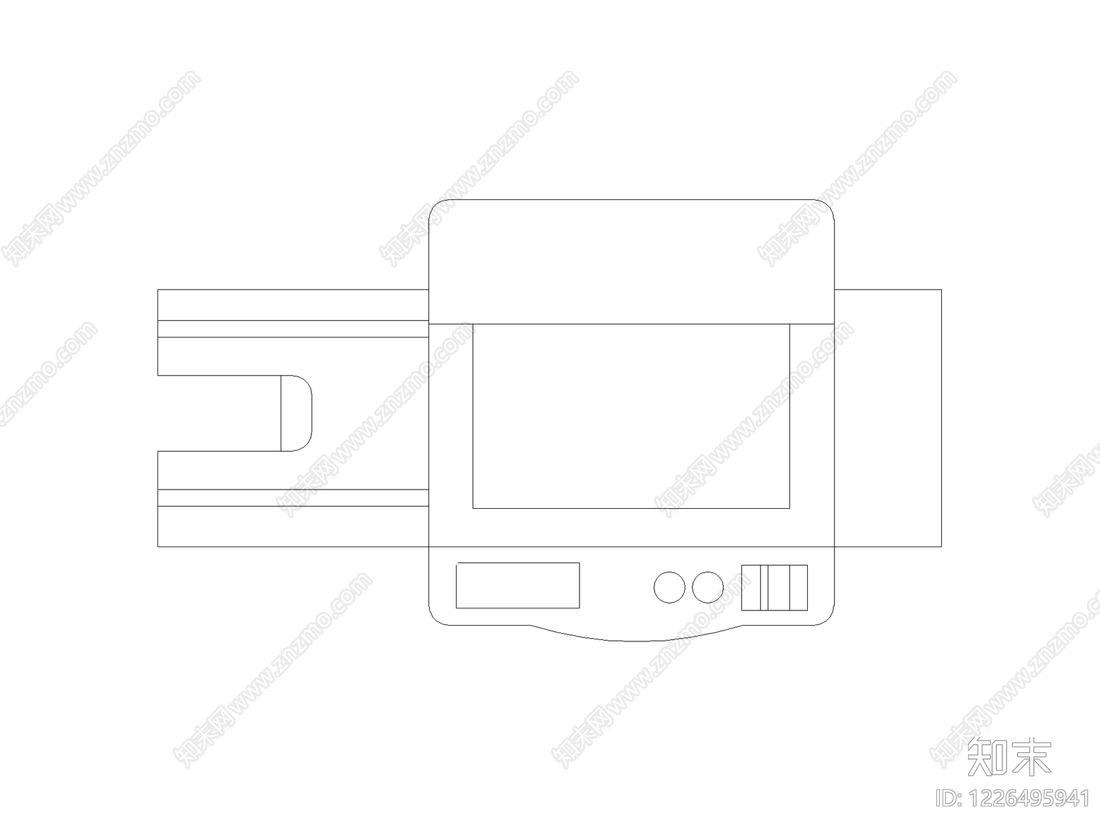 柜子cad施工图下载【ID:1226495941】