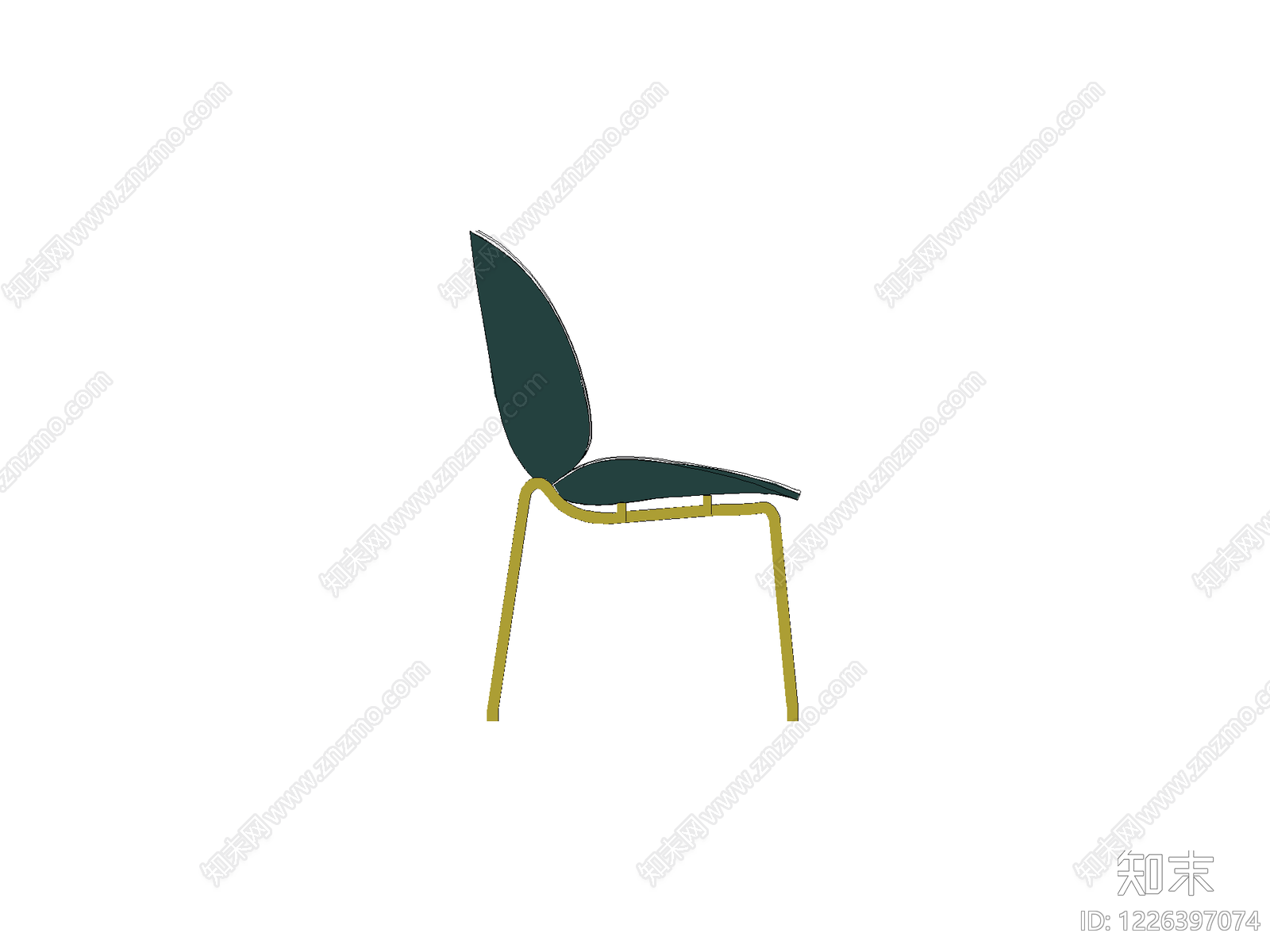 椅子cad施工图下载【ID:1226397074】