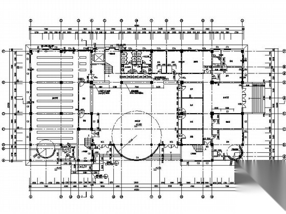 某五层中式图书馆建筑扩初图施工图下载【ID:160724186】