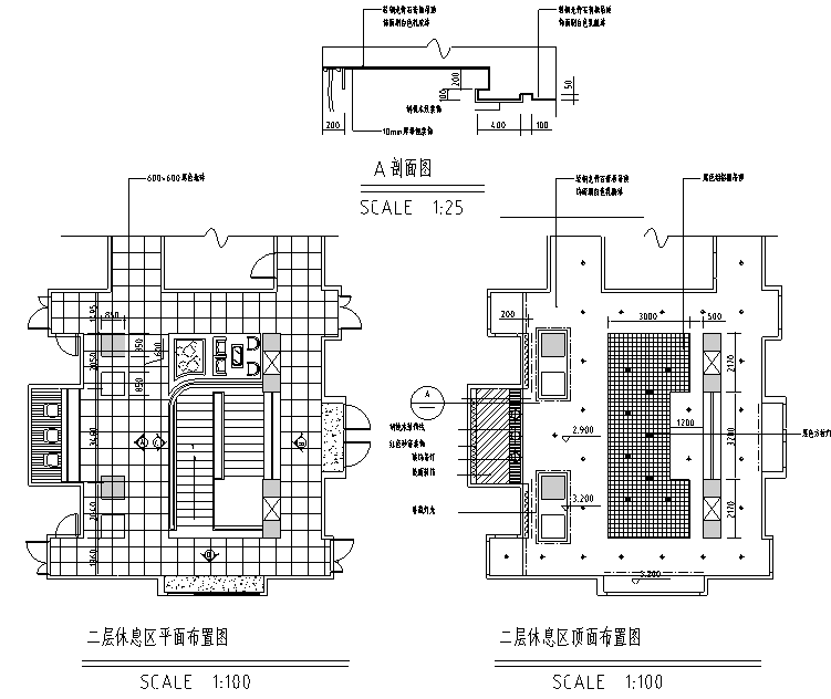 [吉林]多福肥牛火锅设计施工图（附效果图）cad施工图下载【ID:161766191】