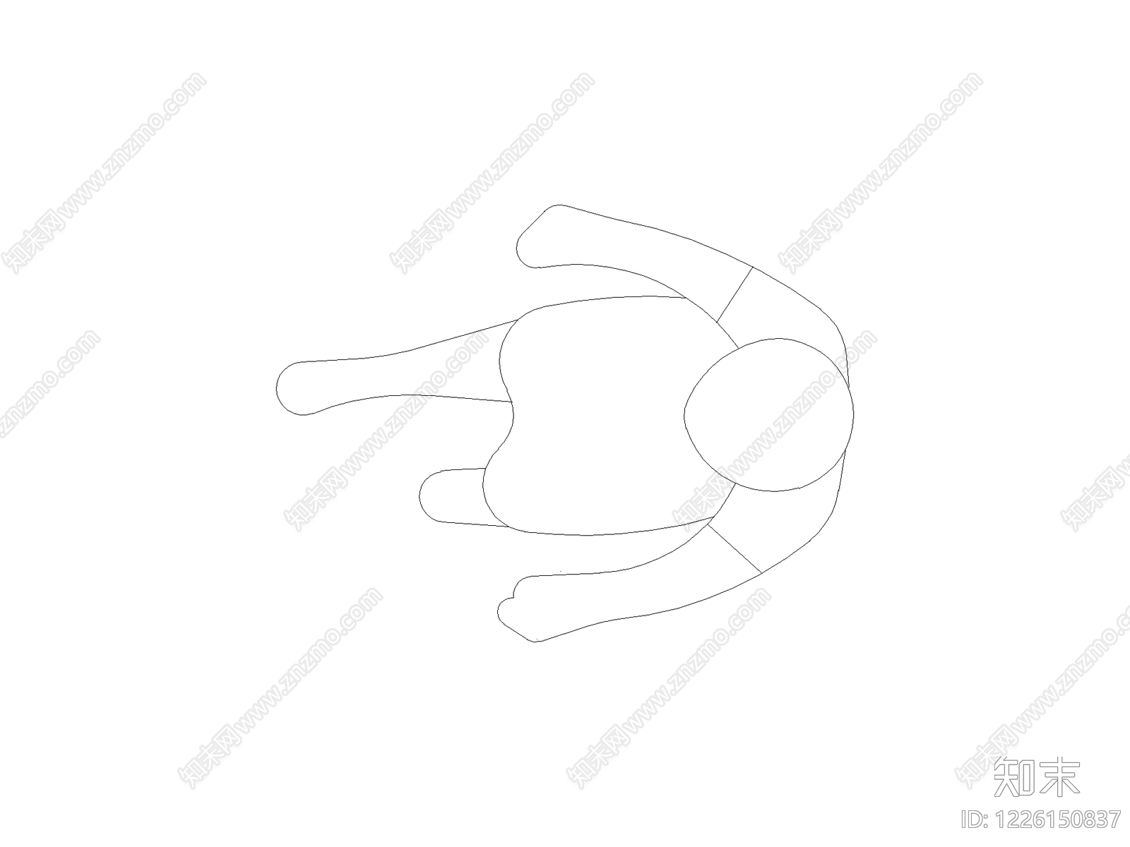 人物cad施工图下载【ID:1226150837】