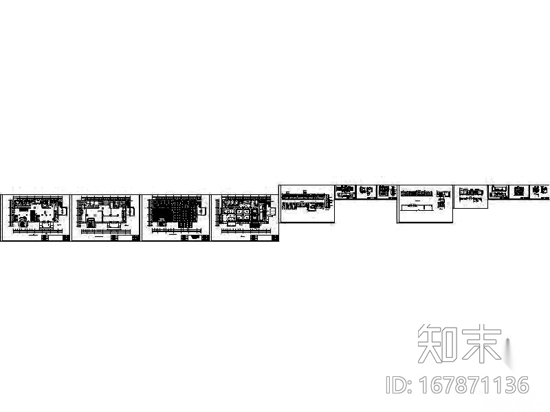 某知名大酒店大厅装修图施工图下载【ID:167871136】