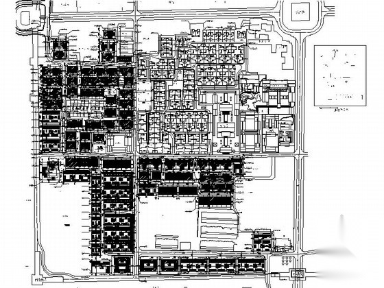 [山东]滨水古城住宅规划设计施工图（含800余张图纸&n...cad施工图下载【ID:166198105】