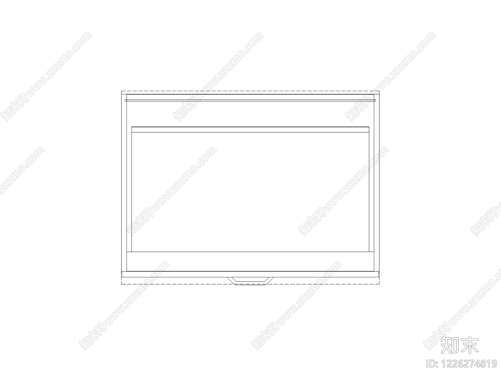 现代柜子CAD图纸